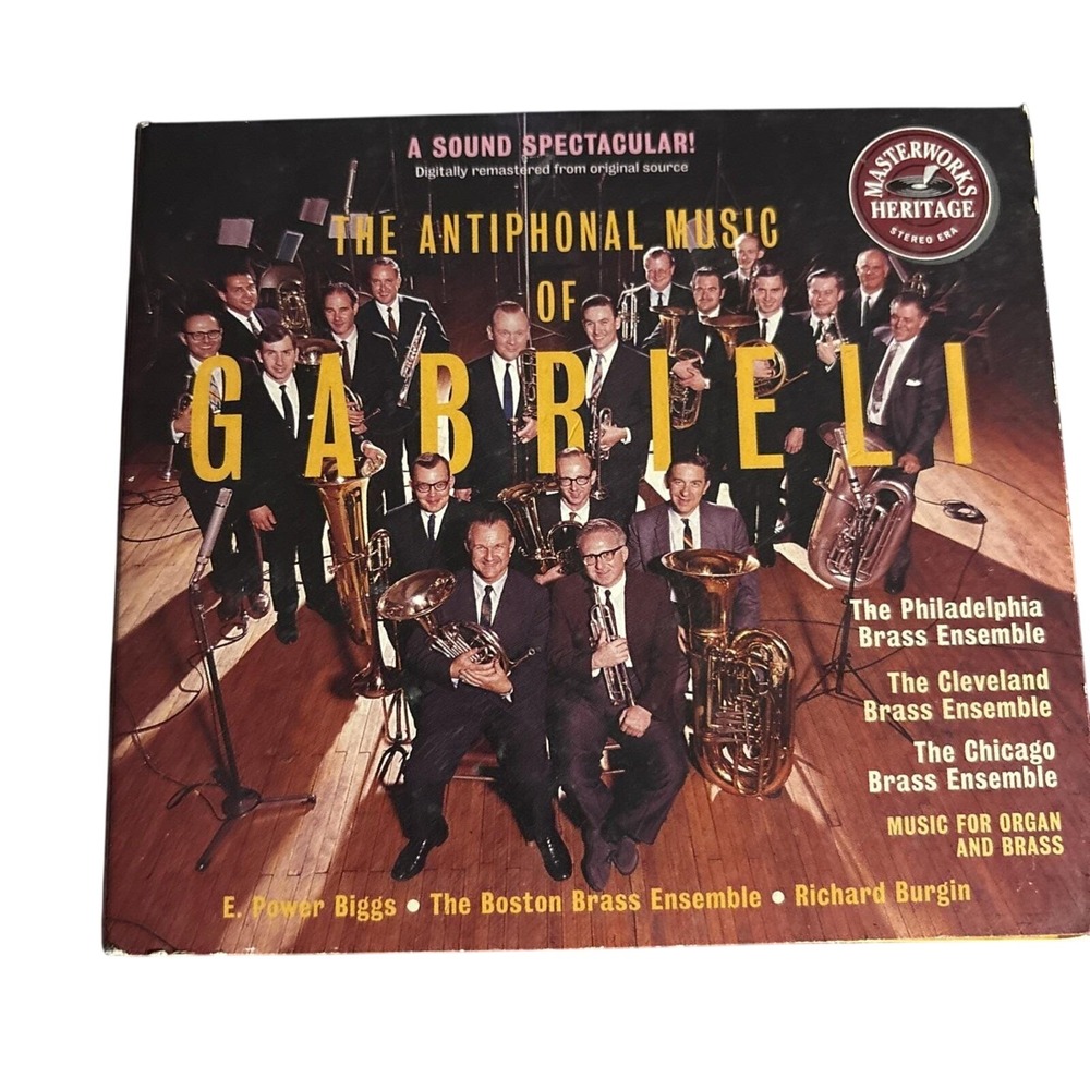Antiphonal Music of Gabrieli by Gabrieli / Phildelphia Chicago & Cleveland Brass